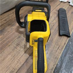 AS-IS DEWALT  FLEXVOLT 60V MAX 16in. Brushless Cordless Battery Powered Chainsaw Kit with (1) FLEXVOLT 2 Ah Battery & Charger