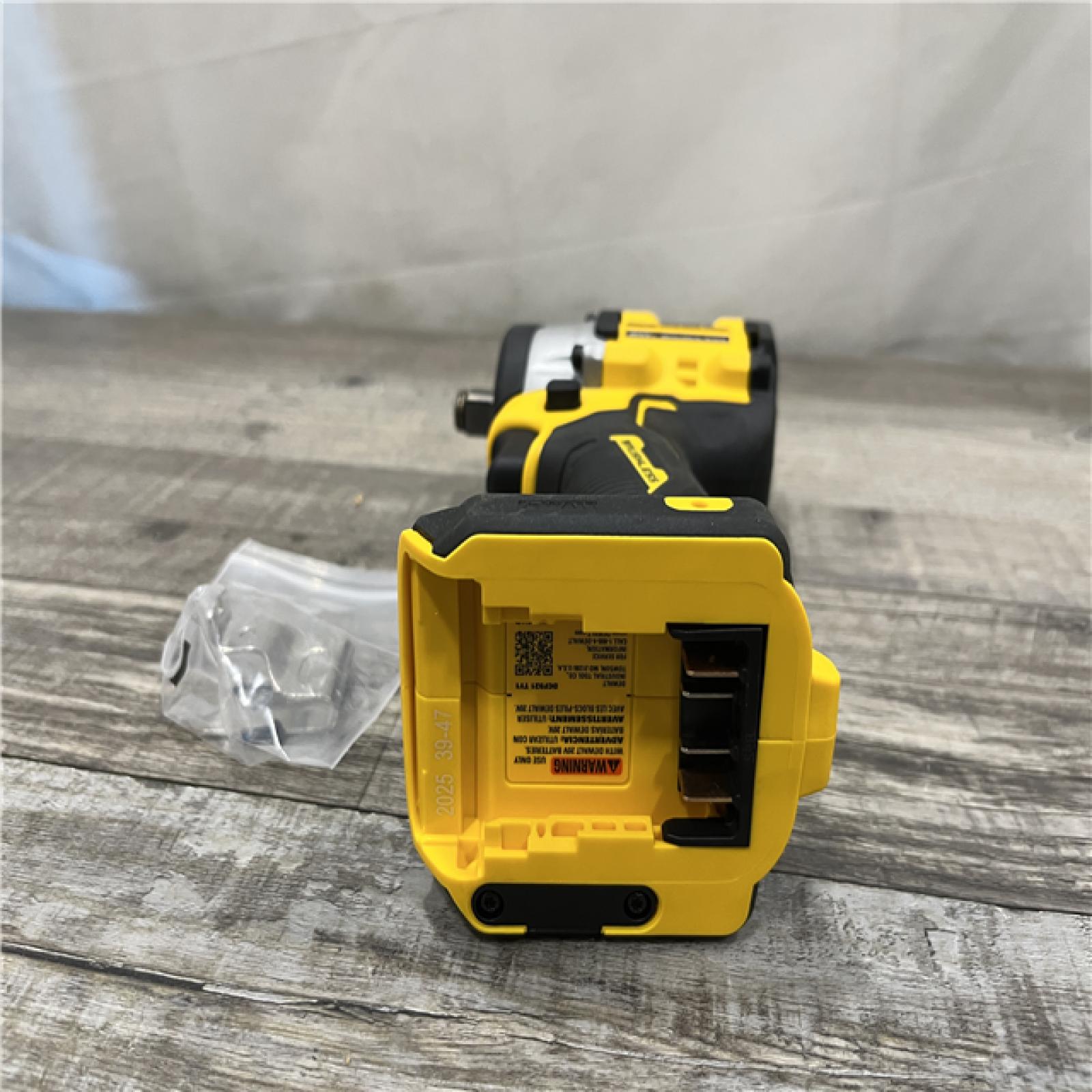 AS-IS DEWALT ATOMIC 20V MAX Cordless Brushless 1/2 in. Variable Speed Impact Wrench (Tool Only)