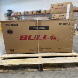 DALLAS LOCATION- NEW! BULL Stallion 4-Burner Cart Propane Grill in Stainless Steel