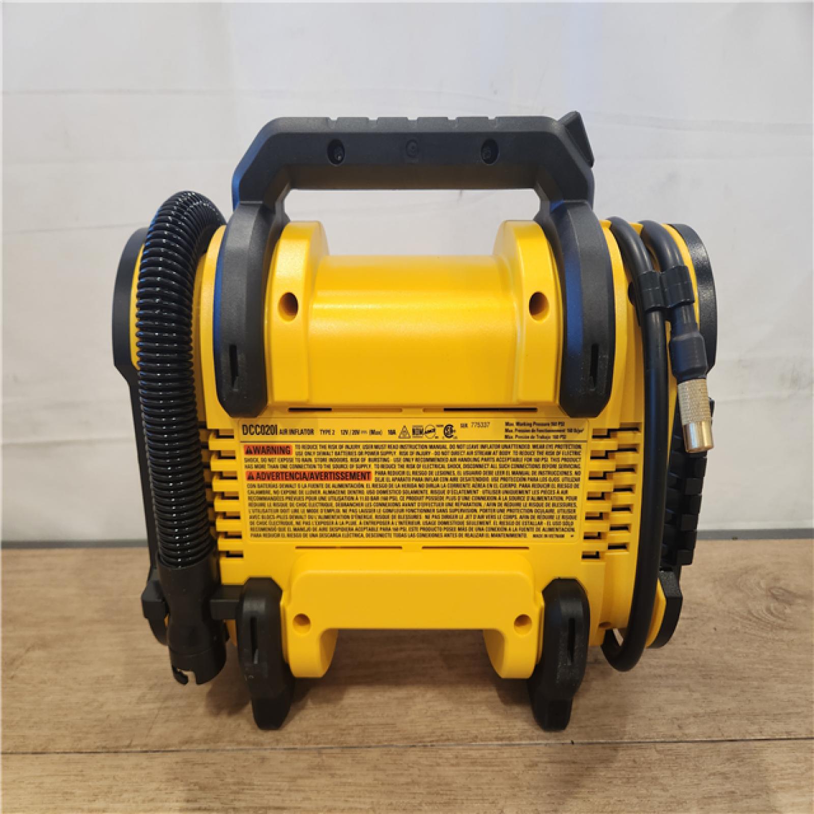 AS-IS- DEWALT 20V MAX Cordless Electric Portable Inflator (Tool Only)