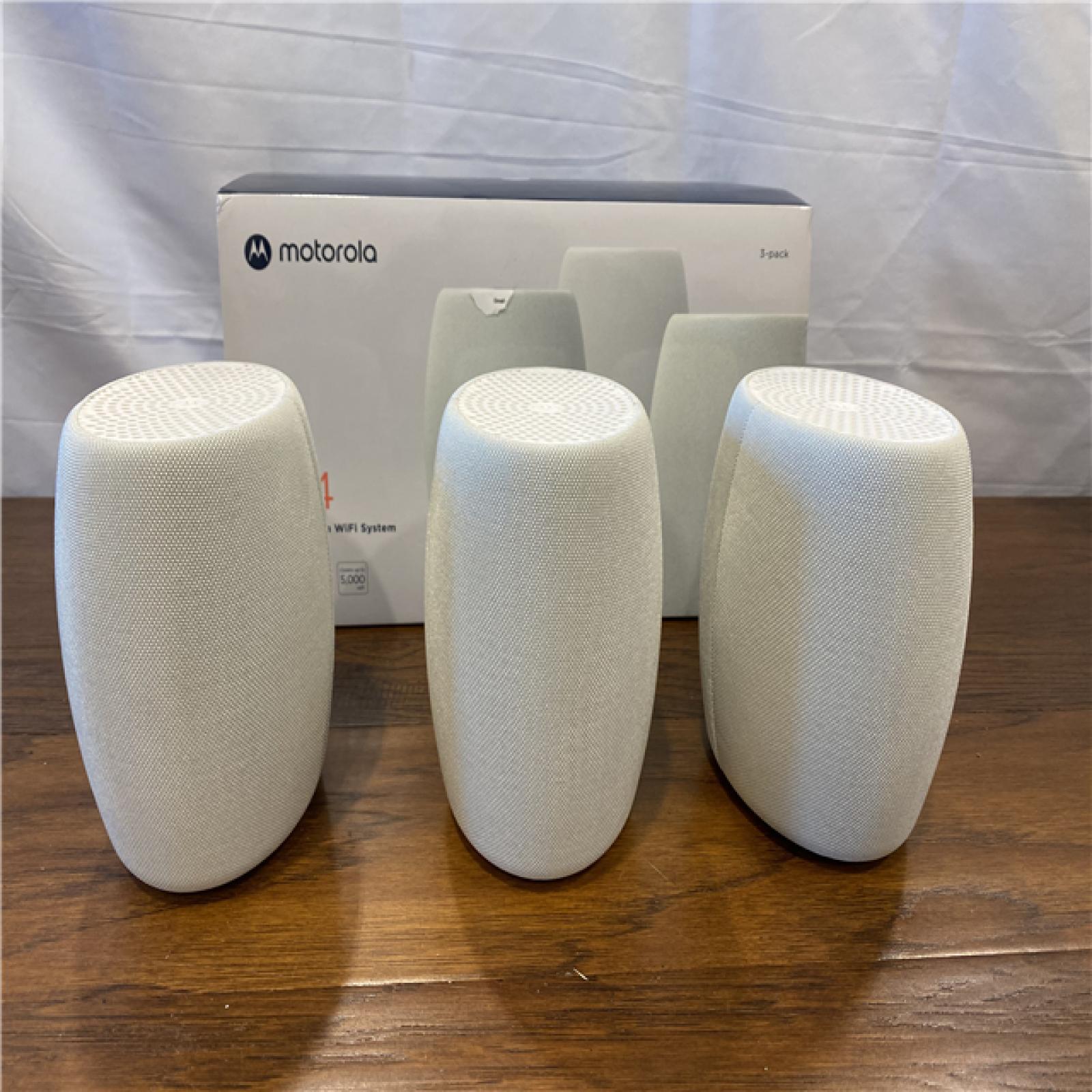 ASIS Motorola Q14 TriBand Mesh WiFi 6E System (3Pack) White