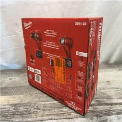 NEW - Milwaukee 18V Lithium-Ion Cordless Drill Driver/Impact Driver Combo Kit
