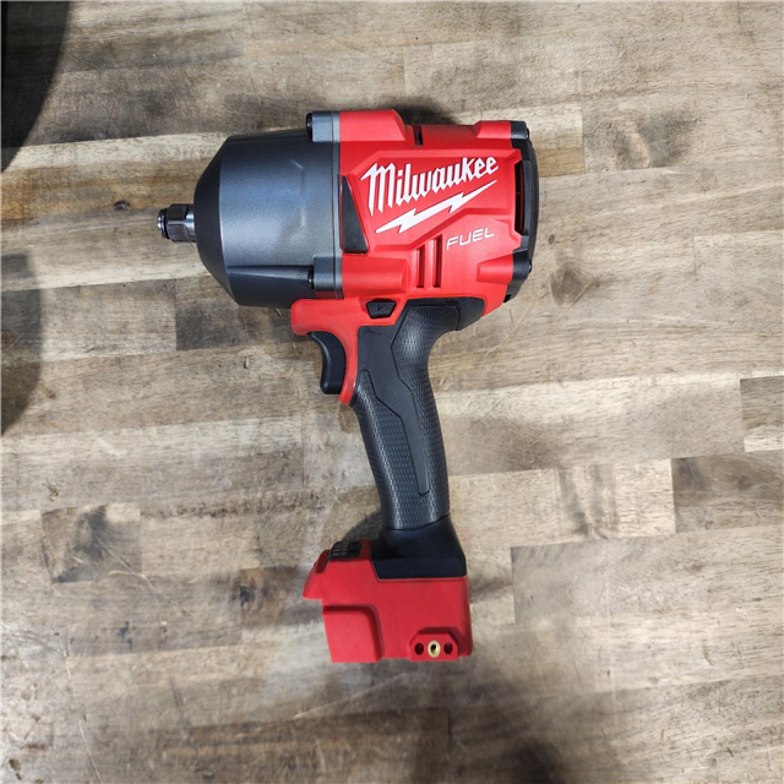 HOUSTON - LOCATION - AS-IS Milwaukee M18 FUEL 18-Volt Lithium-Ion Brushless Cordless 1/2 in. Impact Wrench W/ One 5.0Ah Battery