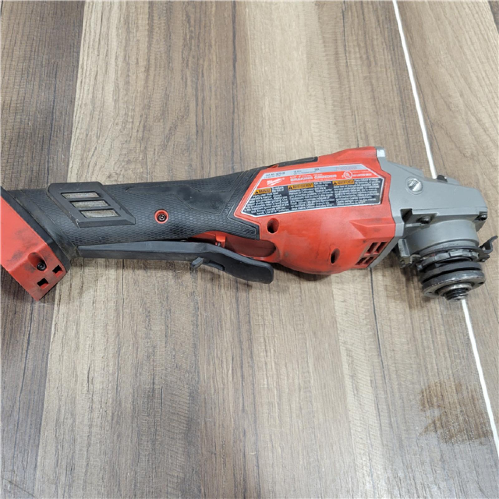 AS-IS Milwaukee M18 FUEL 4-1/2-6 Braking Grinder, Paddle Switch