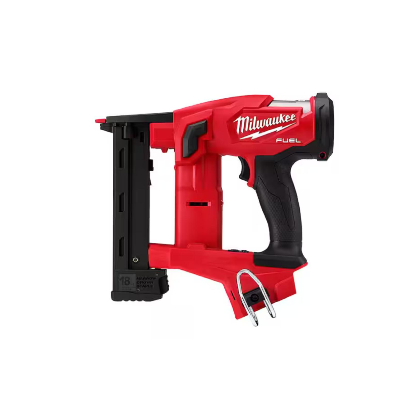 NEW! -Milwaukee M18 FUEL 18-Volt Lithium-Ion Brushless Cordless 18-Gauge 1/4 in. Narrow Crown Stapler (Tool-Only)