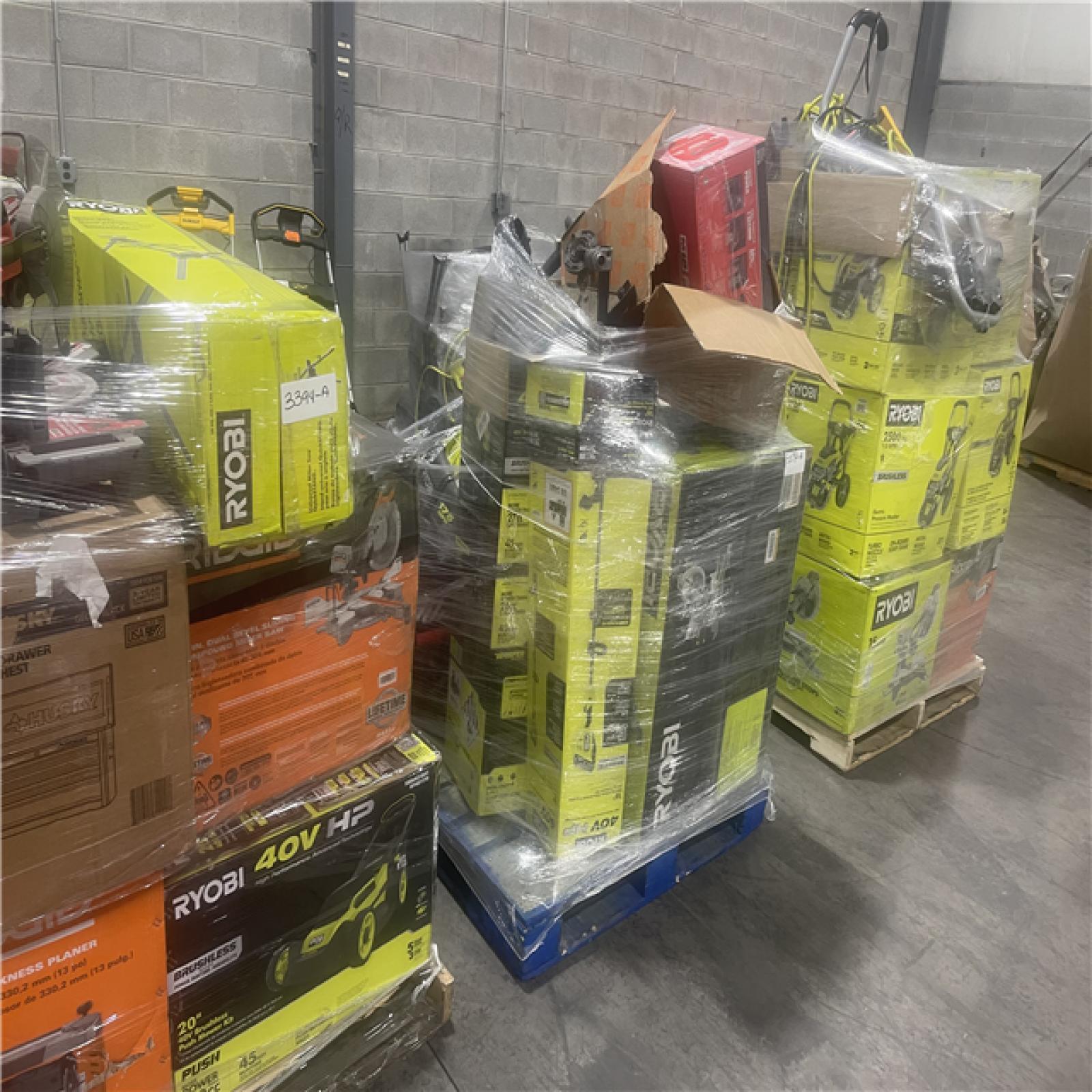 Pittston Location As-Is Power Tools Partial Truckload (15 pallets) 3394-A