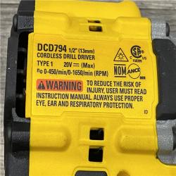 AS-IS DEWALT ATOMIC 20-Volt MAX Lithium-Ion Cordless Combo (2-Tool) Kit