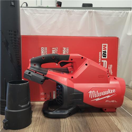 AS-IS Milwaukee M18 FUEL Dual Battery 145 Mph 600 CFM 18 V Battery Handheld Blower Tool Only