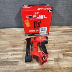 HOUSTON LOCATION - AS-IS (APPEARS LIKE NEW) Milwaukee FUEL 18-Volt Lithium-Ion Brushless Cordless 18-Gauge 1/4 in. Narrow Crown Stapler (Tool-Only)