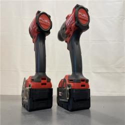 AS-IS - MILWAUKEE FUEL 18V Lithium-Ion Brushless Cordless Hammer Drill and Impact Driver Combo Kit