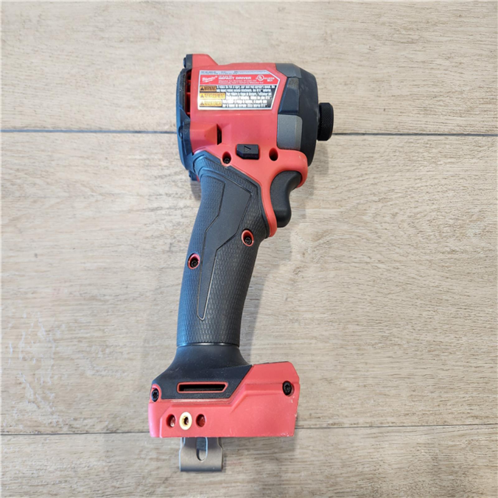 AS-IS- Milwaukee FUEL 18V Lithium-Ion Brushless Cordless 1/4 in. Hex Impact Driver (Tool-Only)