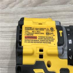 AS-IS DeWalt ATOMIC 20V Lithium-Ion Cordless 1/2 in. Hammer Drill Kit