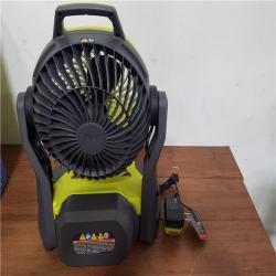 California NEW Ryobi One+ 18V 7.5 Bucket Top Misting Fan Kit  Includes (1) Battery & Charger