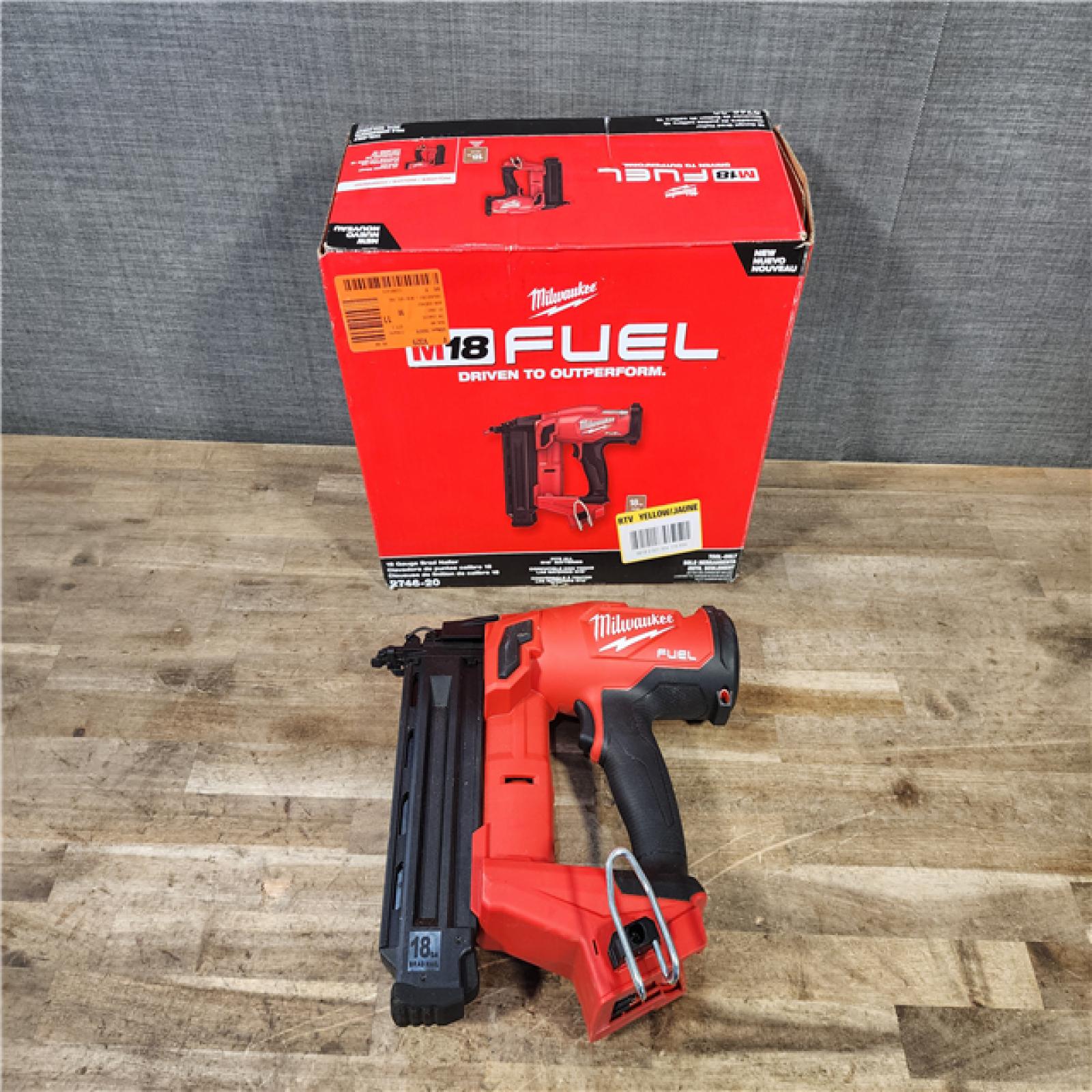 HOUSTON LOCATION - AS-IS Milwaukee M18 Fuel 18V Brushless 18-Gauge Brad Nailer 2746-20 (Bare Tool)