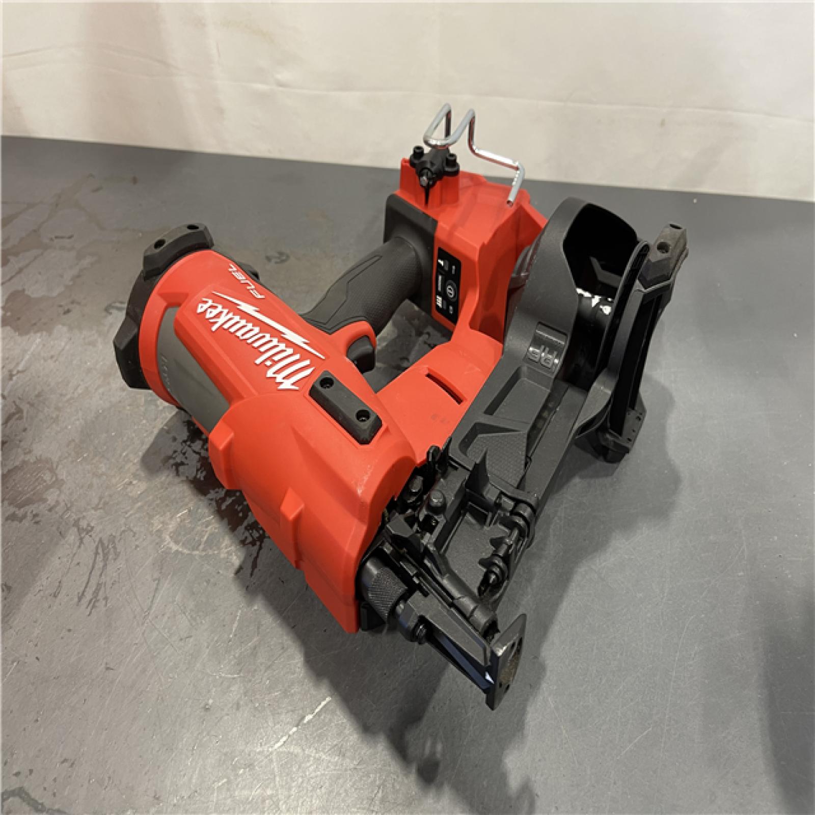 AS-IS - Milwaukee M18 FUEL 18-Volt Lithium-Ion Brushless Cordless Coil Roofing Nailer