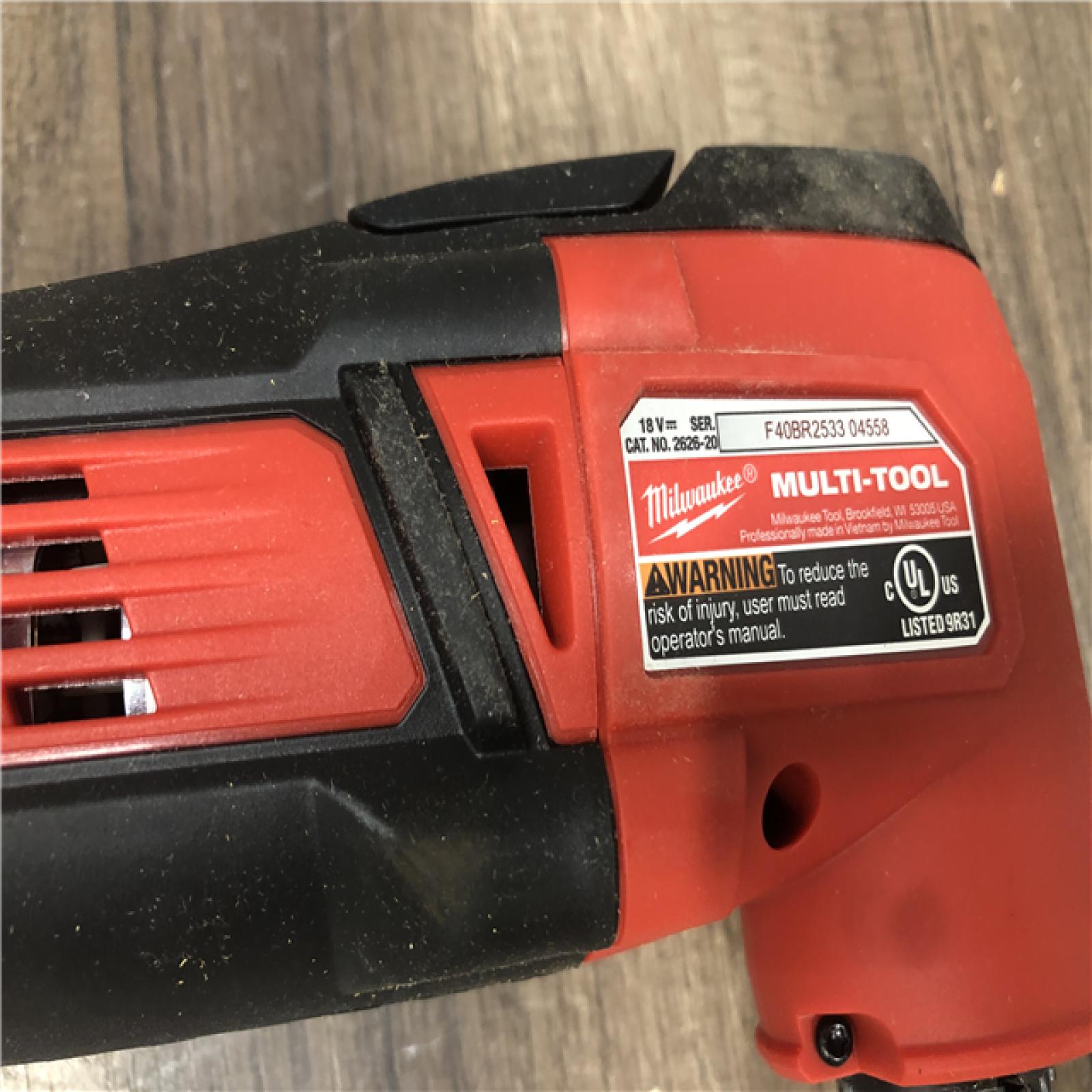 AS-IS Milwaukee  18V Lithium-Ion Cordless Oscillating Multi-Tool (Tool-Only)