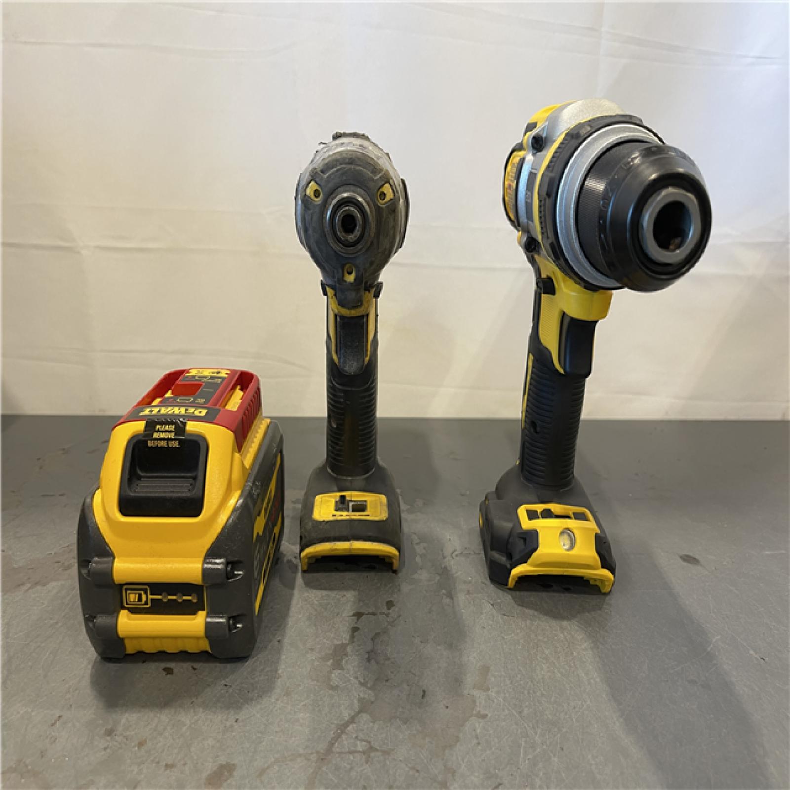 AS-IS - DEWALT 20V MAX Cordless Brushless Hammer Drill/Driver 2 Tool Combo Kit