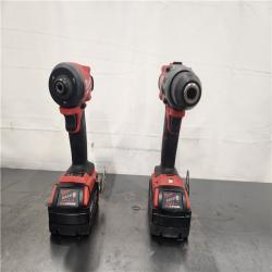 AS-IS- Milwaukee  FUEL 18V Lithium-Ion Brushless Cordless Hammer Drill and Impact Driver Combo Kit