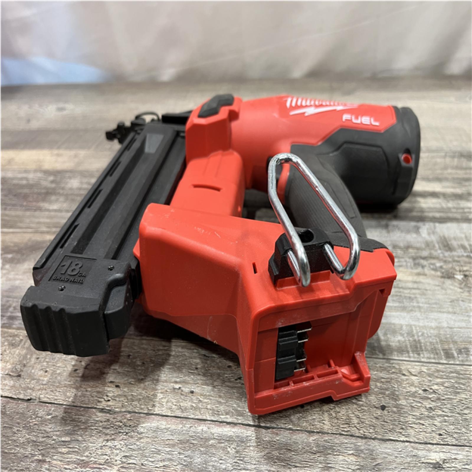 AS-IS Milwaukee FUEL 18-Volt Lithium-Ion Brushless Cordless Gen II 18-Gauge Brad Nailer (Tool-Only)