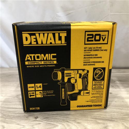 NEW! - Dewalt DCH172B MAX Atomic 20V 5/8 Inch Cordless SDS Plus Rotary Hammer (Tool Only)