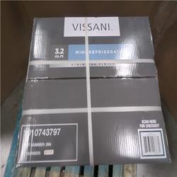 CALIFORNIA NEW VISSANI 3.2 CU. FT. MIN REFRIGERATOR