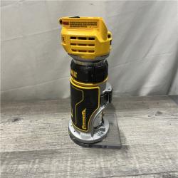 AS-IS DEWALT 20V MAX XR Cordless Brushless Fixed Base Compact Router (Tool Only)