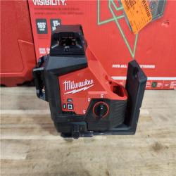HOUSTON LOCATION - AS-IS Milwaukee-3632-21 M12 Green Beam Laser 360° 3-Plane Kit