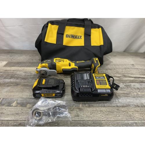 AS-IS DEWALT 20V MAX XR Cordless Brushless 3-Speed Oscillating Multi Tool Kit