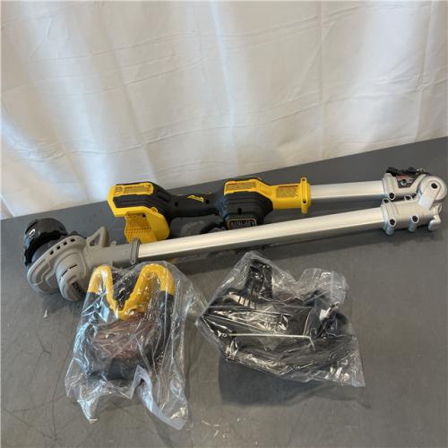 AS-IS - DEWALT 20V MAX 14 in. Brushless Cordless Battery Powered Foldable String Trimmer