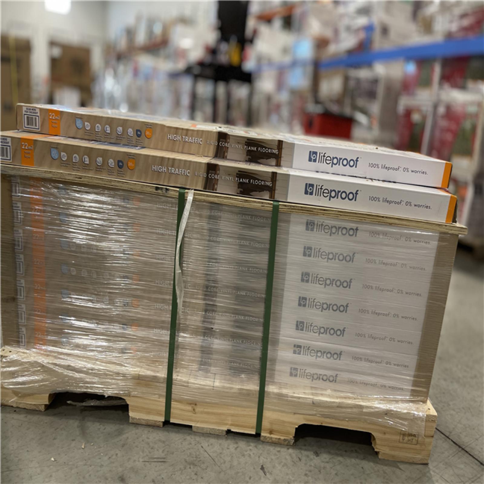 DALLAS LOCATION -Lifeproof Dusk Cherry 22 MIL x 8.7 in. W x 48 in. L Click Lock Waterproof Luxury Vinyl Plank Flooring (20.1 sqft/case)PALLET-(35 UNITS)