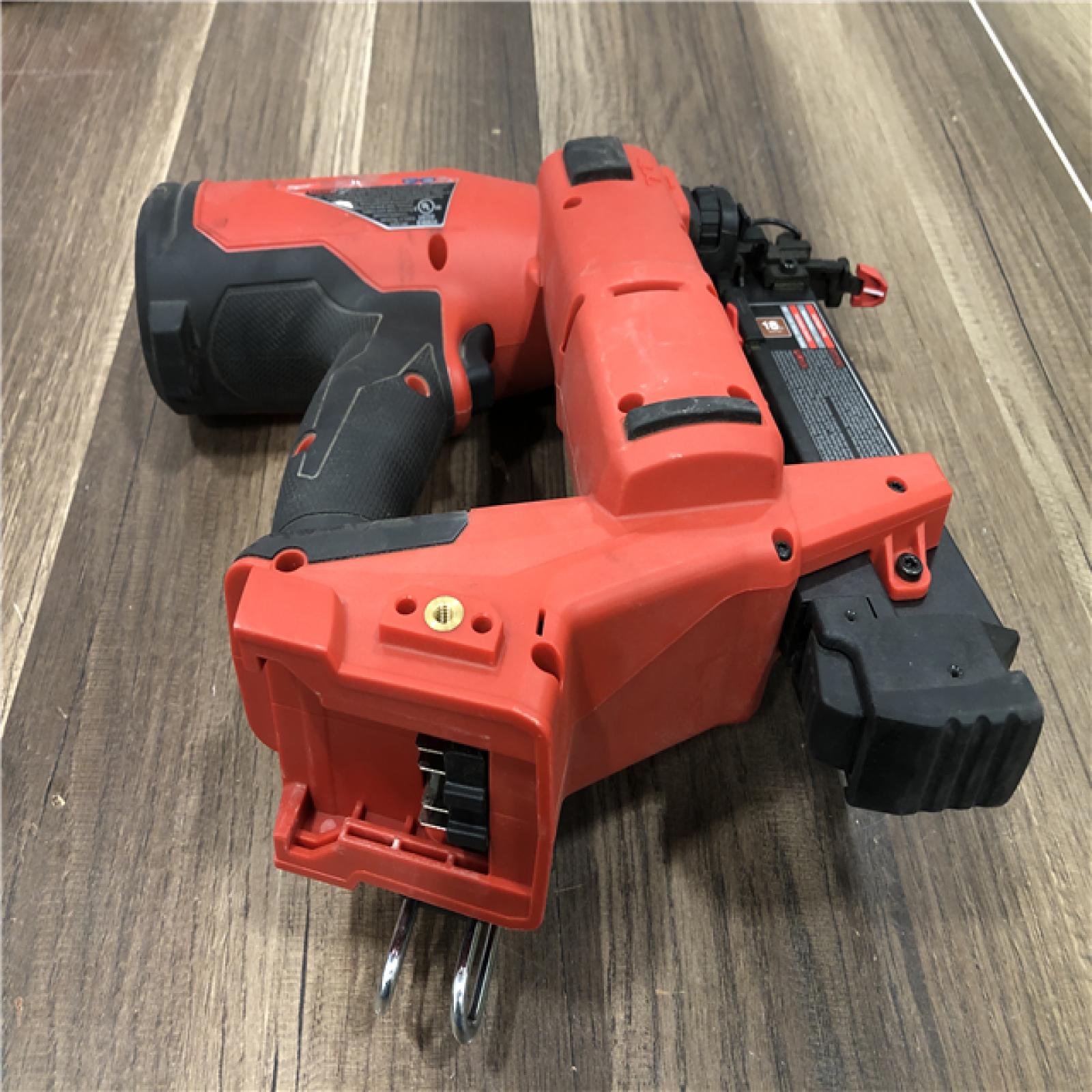 AS-IS Milwaukee FUEL 18-Volt Lithium-Ion Brushless Cordless Gen II 18-Gauge Brad Nailer (Tool-Only)