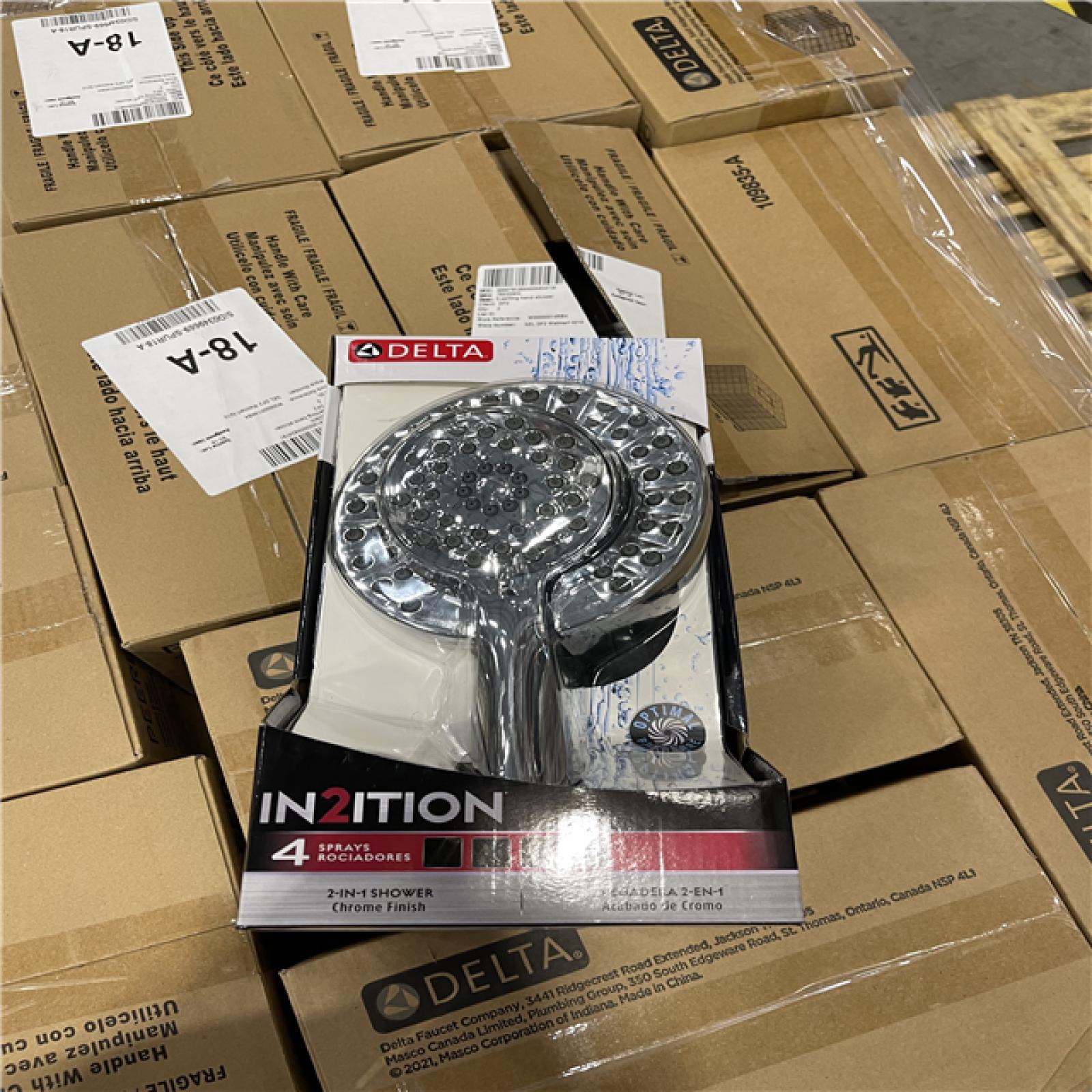 DALLAS LOCATION- DELTA SHOWER HEAD MIXED PALLET