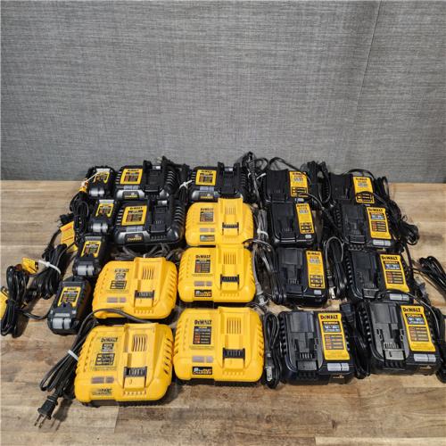 HOUSTON LOCATION - AS-IS DEWALT BATTERY CHARGER PACK QTY - 20