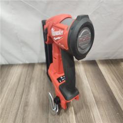 AS-IS- MILWAUKEE FUEL 18V Cordless 18-Gauge 1/4 in. Narrow Crown Stapler (Tool-Only)