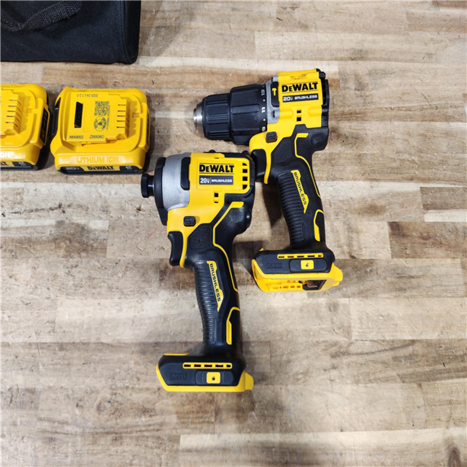 HOUSTON LOCATION - AS - IS DeWalt 20V MAX Atomic 20 V Cordless Brushless 2 Tool Combo Kit