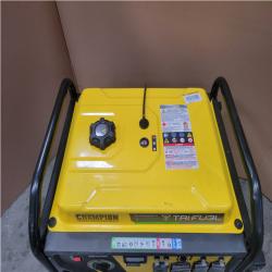 CALIFORNIA AS-IS CHAMPION 11 500/9 200-WATT ELETRIC START TRI-FUEL PORTABLE GENERATOR