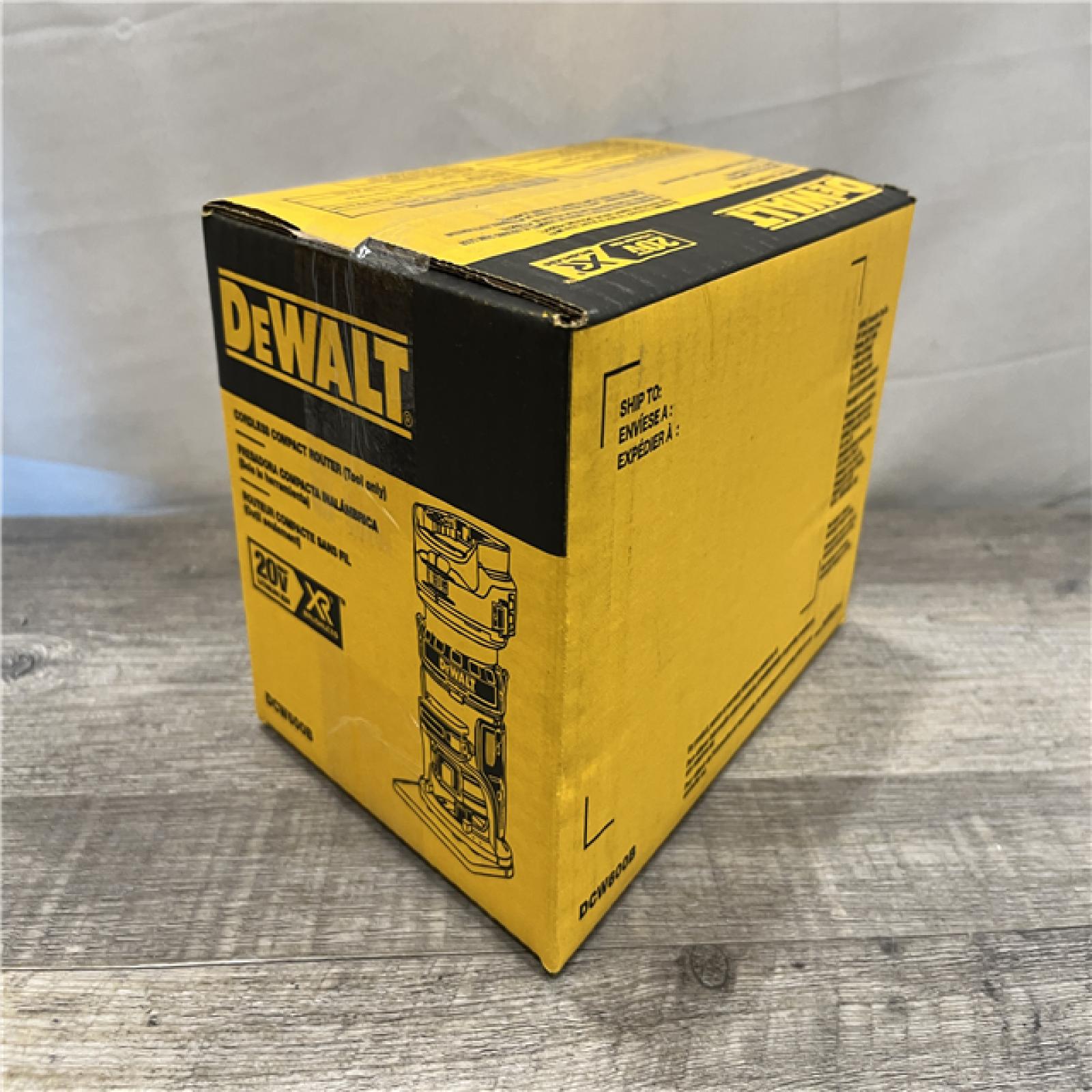 NEW - DEWALT 20V MAX XR Cordless Brushless Fixed Base Compact Router (Tool Only)