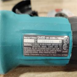 Phoenix Location NEW Makita 6 Amp Corded 4 in. Lightweight Angle Grinder with Grinding Wheel, Wheel Guard Side Handle Hard Case