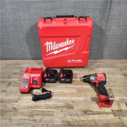 HOUSTON LOCATION - AS-IS Milwaukee FUEL 18V Lithium-Ion Brushless Cordless 1/2 in. Hammer Drill Driver Kit