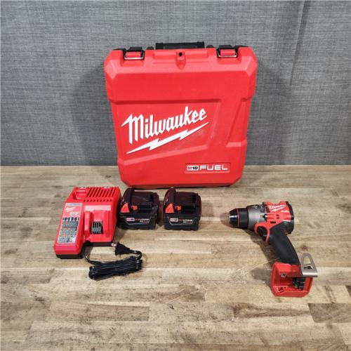 HOUSTON LOCATION - AS-IS Milwaukee FUEL 18V Lithium-Ion Brushless Cordless 1/2 in. Hammer Drill Driver Kit