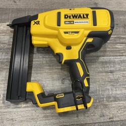AS-IS DEWALT 20V MAX XR Lithium-Ion Cordless 18-Gauge Narrow Crown Stapler Kit