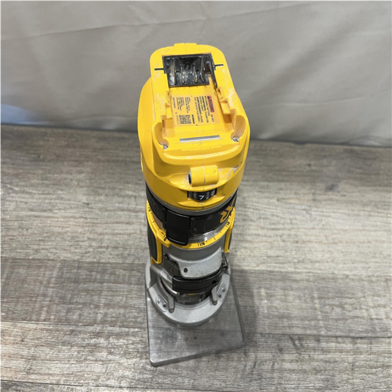 AS-IS DEWALT 20V MAX XR Cordless Brushless Fixed Base Compact Router (Tool Only)