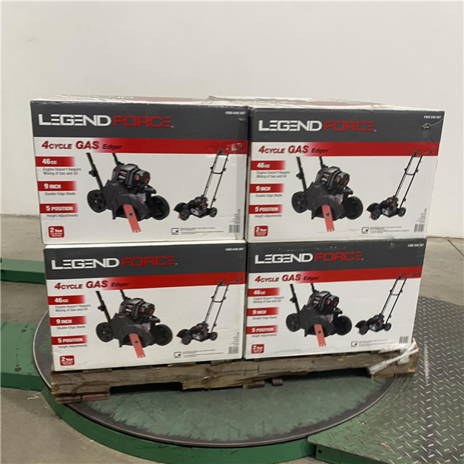 Dallas Location - As-Is Legend Force 46 cc Gas Powered 4-Stroke Walk Behind Edger(Lot Of 8)