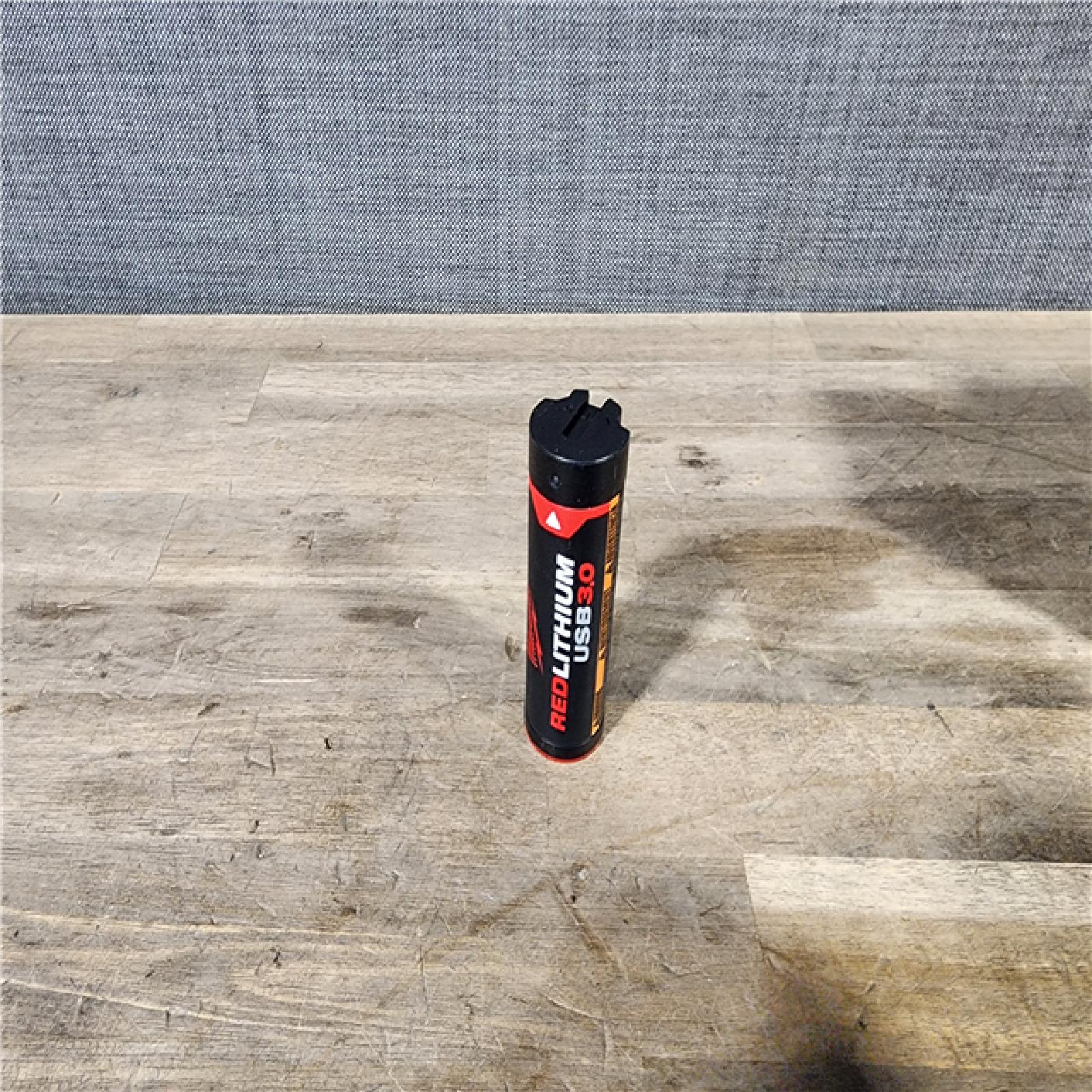 HOUSTON LOCATION - AS-IS MILWAUKEE 100 Ft. REDLITHIUM Lithium-Ion USB Green Rechargeable Cross Line Laser Level