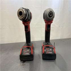 AS-IS - Milwaukee M18 18V Cordless Drill Driver/ Impact Driver High Combo Kit