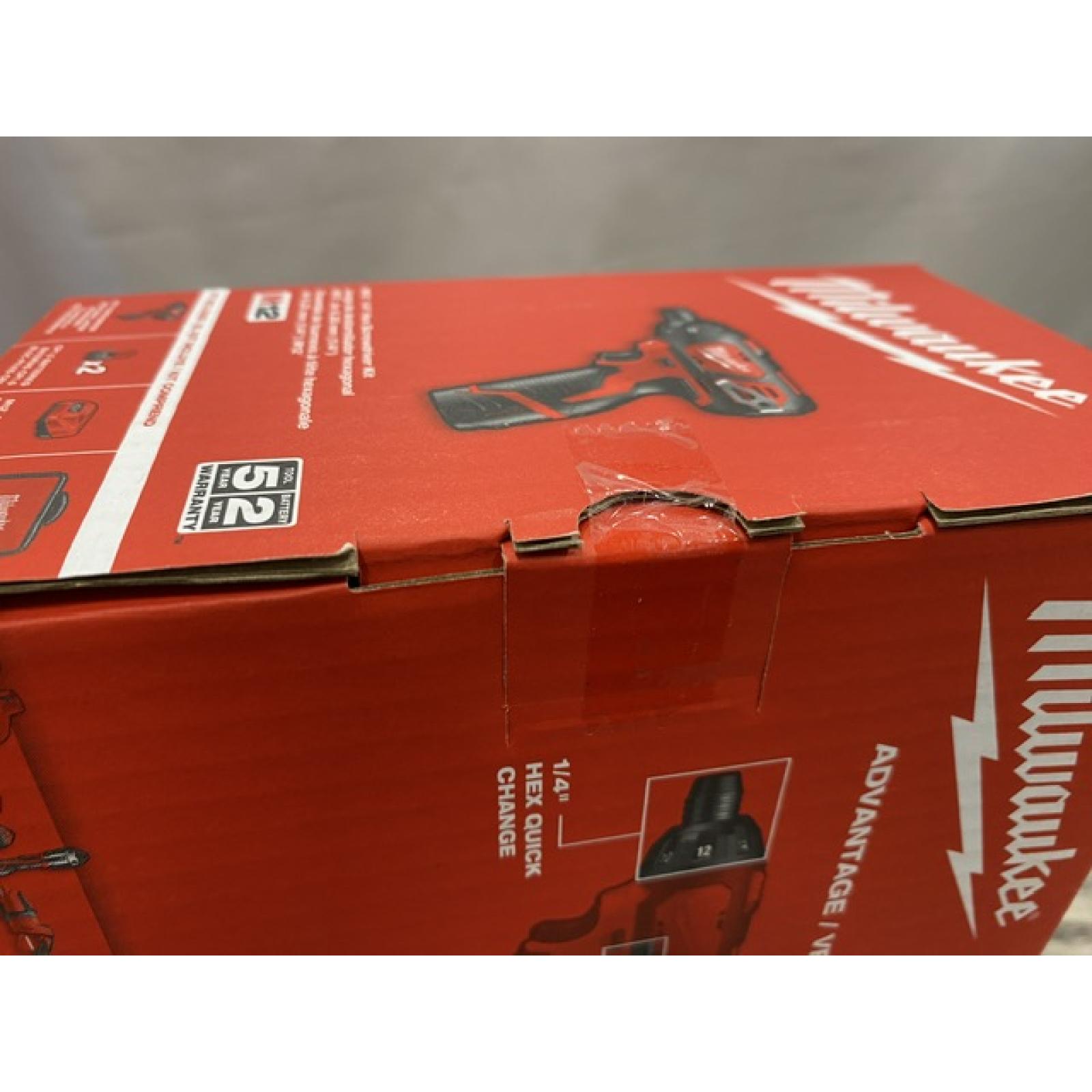 NEW - Milwaukee 12V Lithium-Ion Cordless 1/4 in. Hex Screwdriver Kit