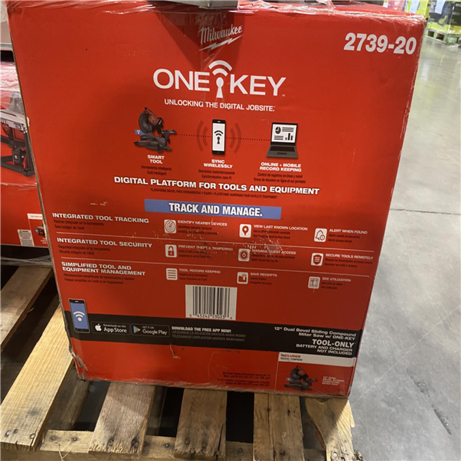 As-Is- Milwaukee M18 FUEL Brushless Cordless 12 in. Dual Bevel Sliding Compound Miter Saw (Tool Only)