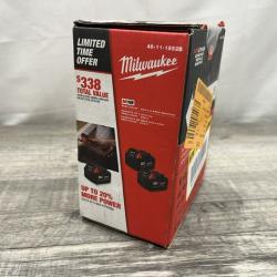 NEW - Milwaukee 18-Volt Lithium-Ion XC Extended Capacity 5.0 Ah Battery Pack (2-Pack)