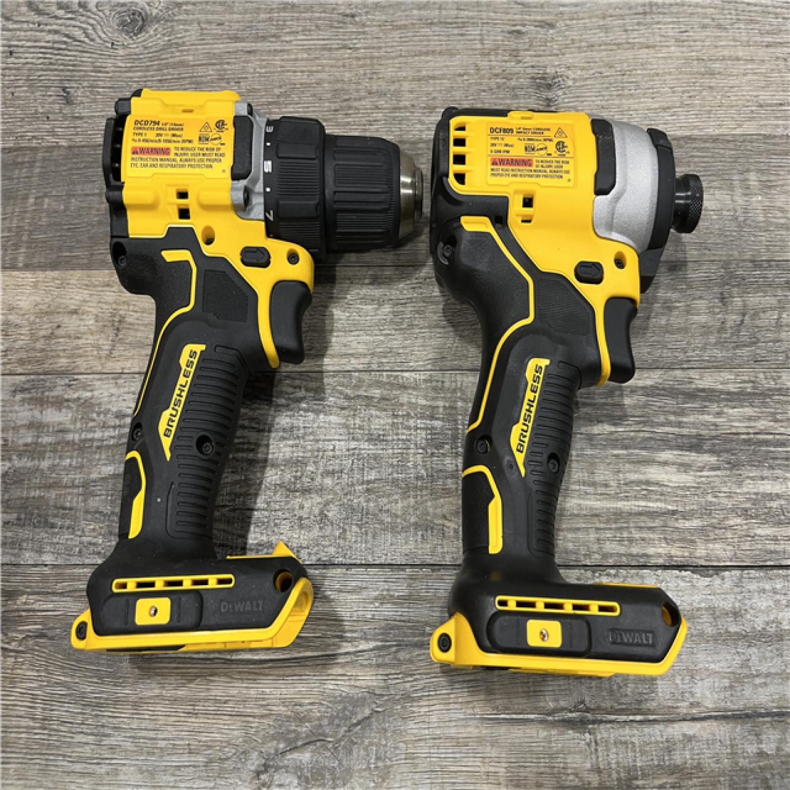 AS-IS DEWALT ATOMIC 20-Volt MAX Lithium-Ion Cordless Combo Kit