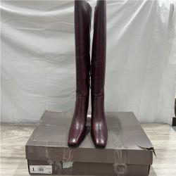 Franco Sarto Women's Jonie Knee High Boots (Oxblood Red Leather) - Size 7.0 M